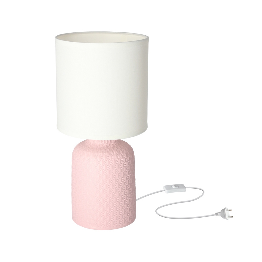 Stolná lampa INER 1xE14/40W/230V ružová
