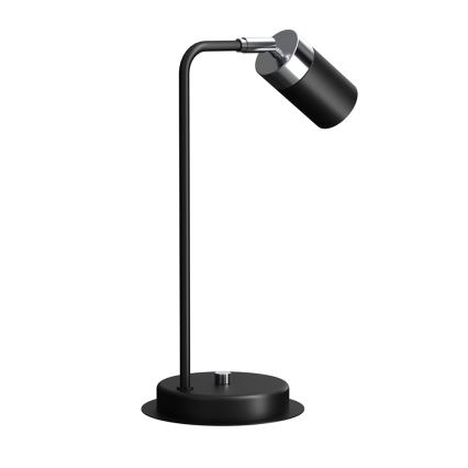 Stolná lampa JOKER 1xGU10/25W/230V čierna/lesklý chróm