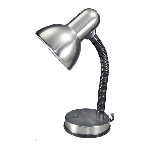 Stolná lampa KADET 1xE27/40W matný chróm
