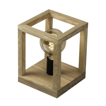Stolná  lampa KAGO 1xE27/60W/230V matný dub – FSC certifikované