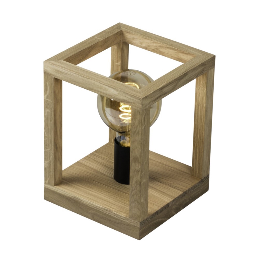 Stolná lampa KAGO 1xE27/60W/230V matný dub
