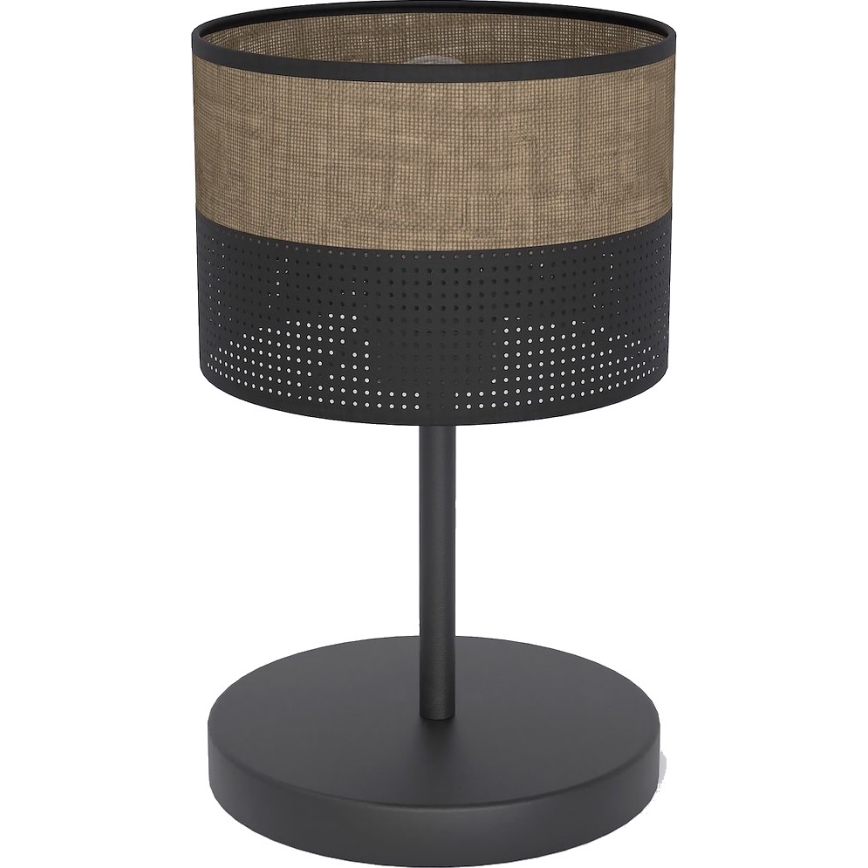 Stolná lampa KARBON 1xE27/15W/230V čierna/hnedá