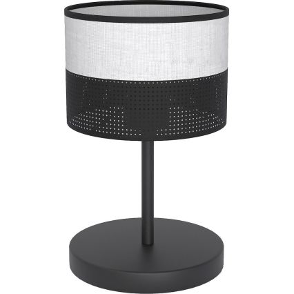 Stolná lampa KARBON 1xE27/15W/230V čierna/šedá