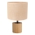 Stolná lampa KRETA 1xE27/25W/230V dub/oranžová dub