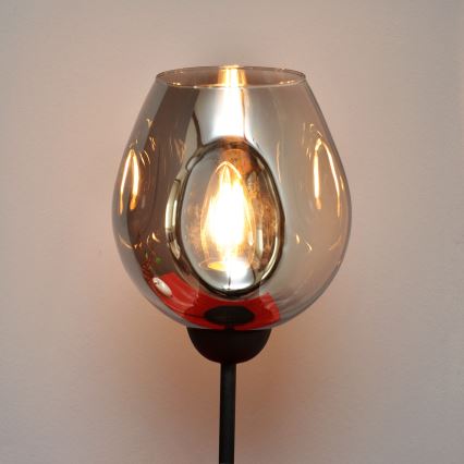 Stolná lampa LILI 1xE27/15W/230V čierna/šedá