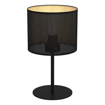 Stolná lampa LOFT SHADE 1xE27/60W/230V pr. 18 cm čierna/zlatá