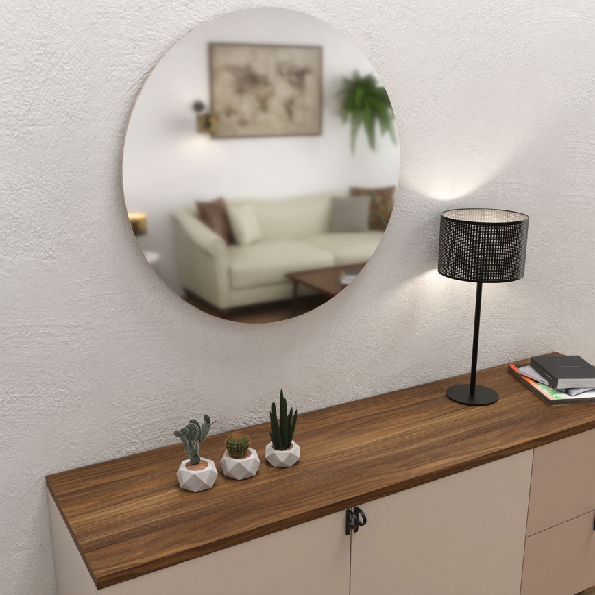 Stolná lampa LOFT SHADE 1xE27/60W/230V pr. 25 cm čierna