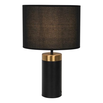 Stolná lampa LUCIANO 1xE27/40W/230V čierna/zlatá
