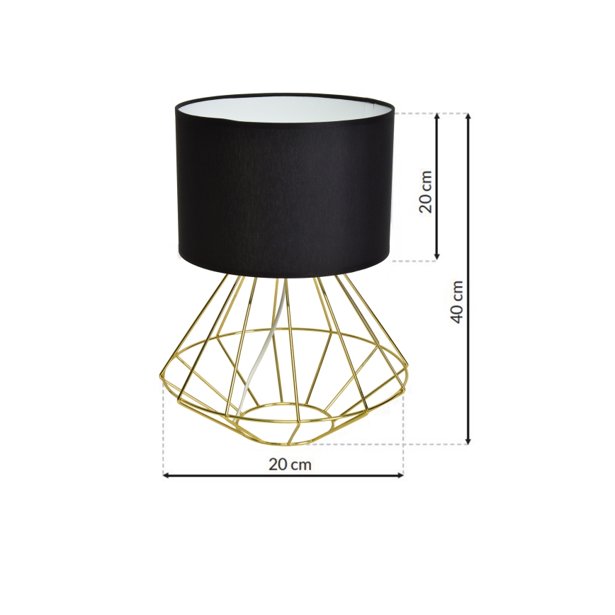 Stolná lampa LUPO 1xE27/60W/230V