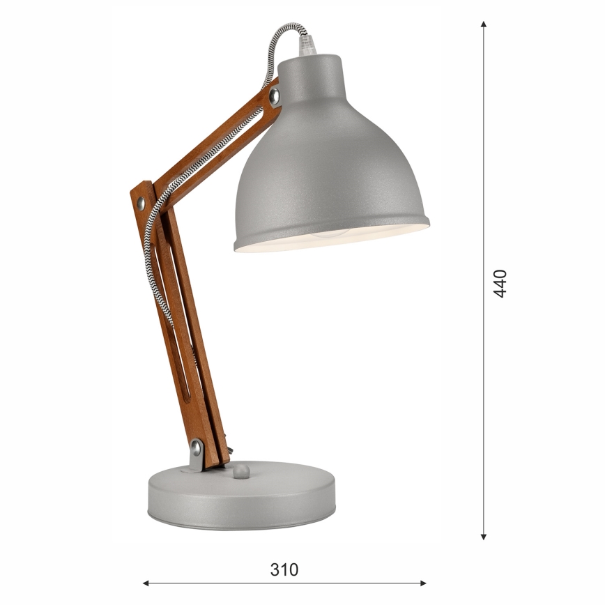 Stolná lampa MARCELLO 1xE27/60W/230V buk