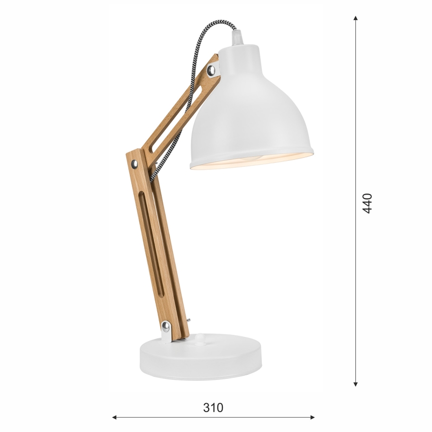 Stolná lampa MARCELLO 1xE27/60W/230V buk