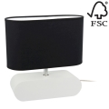 Stolná lampa MARINNA 1xE27/25W/230V buk – FSC certifikované