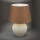 Stolná lampa MASAI 1xE27/40W/230V keramika hnedá/béžová