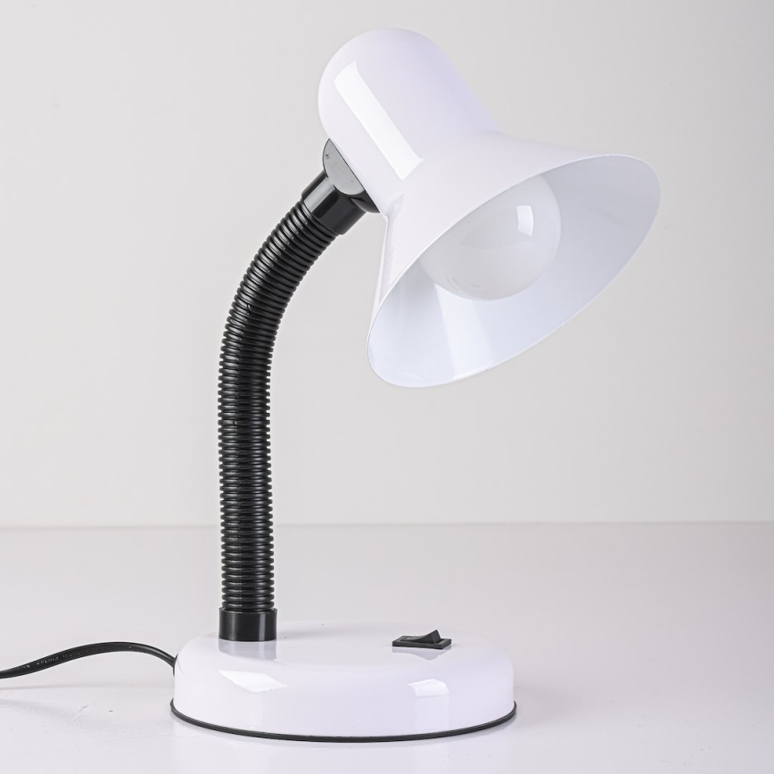 Stolná lampa MENTOR 1xE27/15W/230V biela