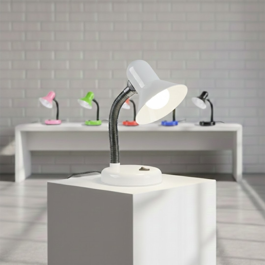 Stolná lampa MENTOR 1xE27/15W/230V biela