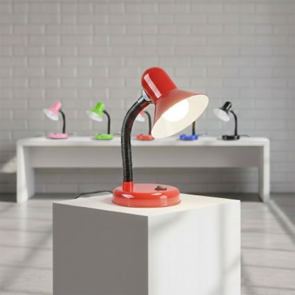 Stolná lampa MENTOR 1xE27/15W/230V červená