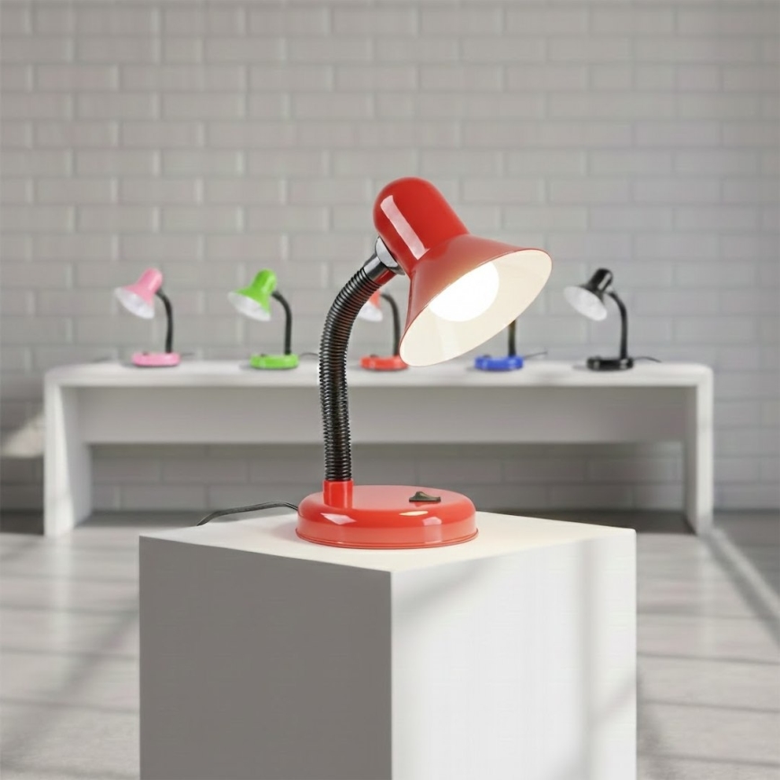 Stolná lampa MENTOR 1xE27/15W/230V červená