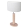 Stolná lampa MERCEDES 1xE27/40W/230V 46 cm biela/dub