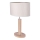 Stolná lampa MERCEDES 1xE27/40W/230V 46 cm krémová/dub