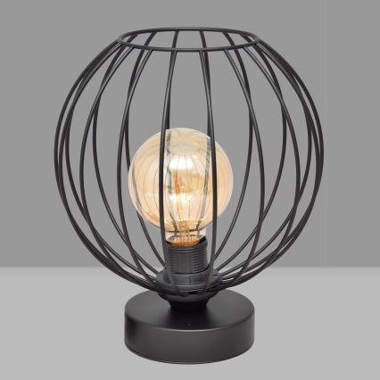 Stolná lampa MERCURE 1xE27/15W/230V čierna