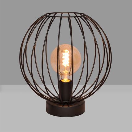 Stolná lampa MERCURE 1xE27/15W/230V čierna