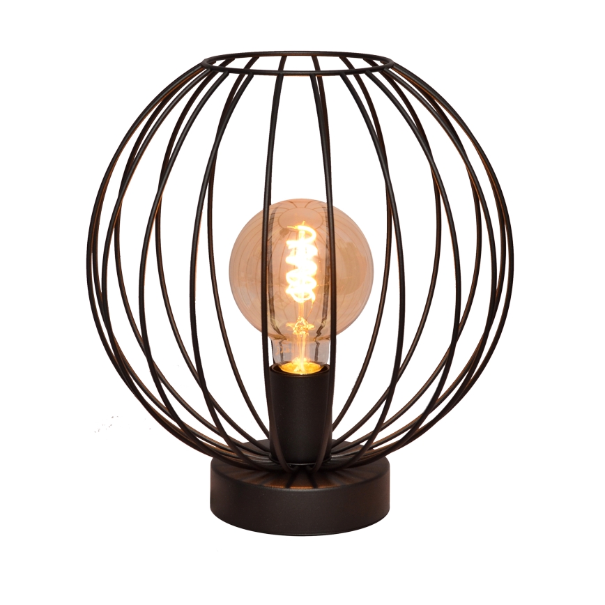 Stolná lampa MERCURE 1xE27/15W/230V čierna