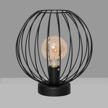 Stolná lampa MERCURE 1xE27/15W/230V čierna
