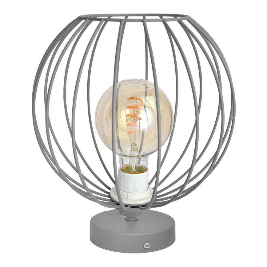 Stolná lampa MERCURE 1xE27/15W/230V šedá
