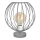 Stolná lampa MERCURE 1xE27/15W/230V šedá