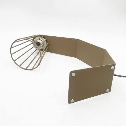 Stolná lampa NANDO 1xE27/15W/230V béžová