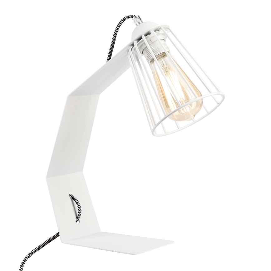 Stolná lampa NANDO 1xE27/15W/230V biela