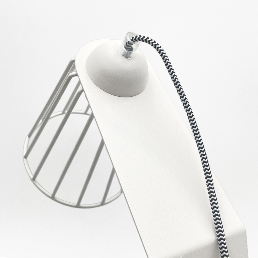 Stolná lampa NANDO 1xE27/15W/230V biela