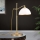 Stolná lampa OLD LAMP 1xE27/40W/230V 65 cm biela/mosadz