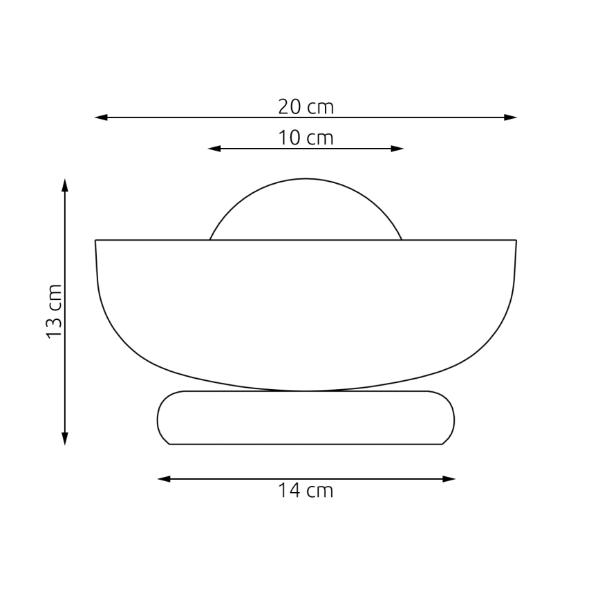 Stolná lampa OZZY 1xG9/8W/230V biela
