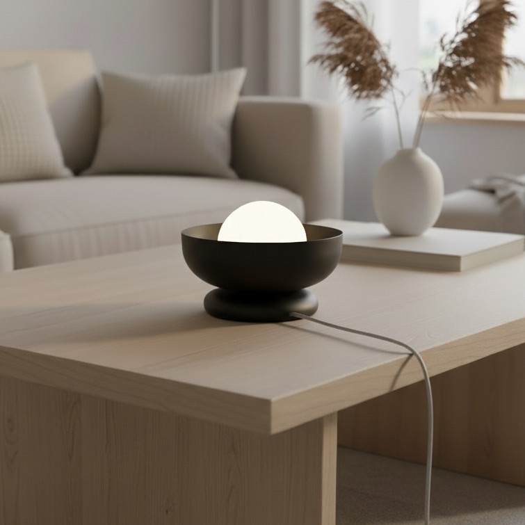 Stolná lampa OZZY 1xG9/8W/230V čierna