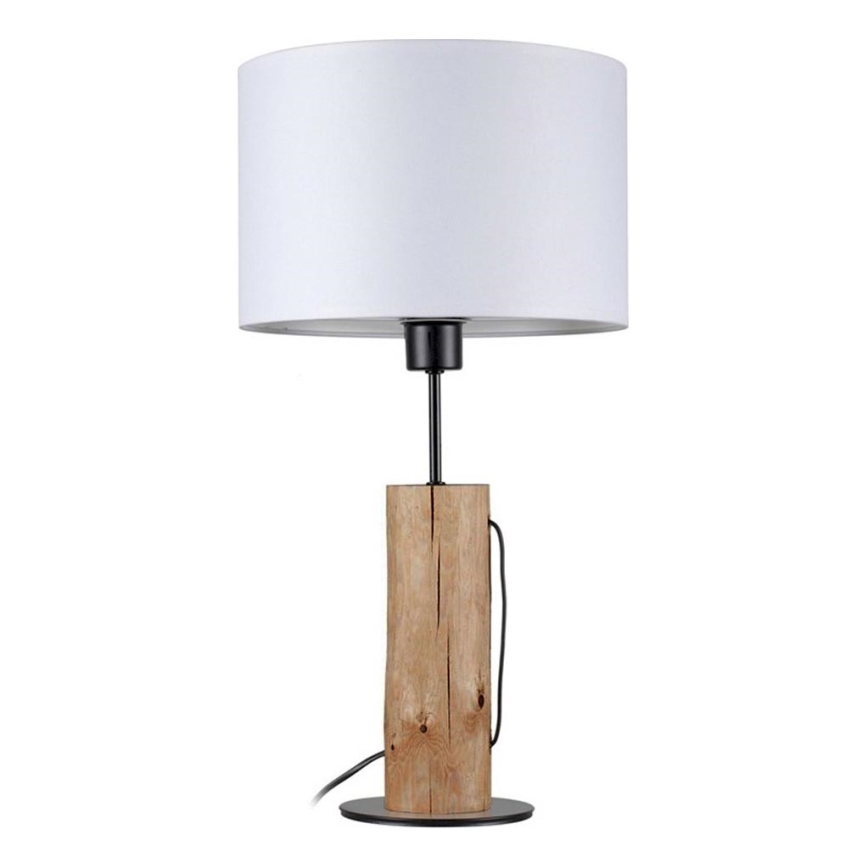 Stolná lampa PINO 1xE27/40W/230V borovica