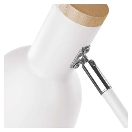 Stolná lampa POPPY 1xE27/25W/230V biela