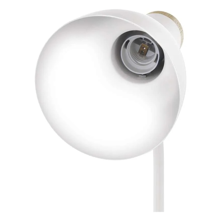 Stolná lampa POPPY 1xE27/25W/230V biela