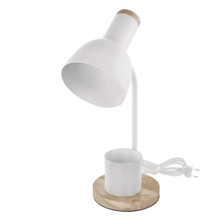 Stolná lampa POPPY 1xE27/25W/230V biela