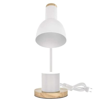 Stolná lampa POPPY 1xE27/25W/230V biela