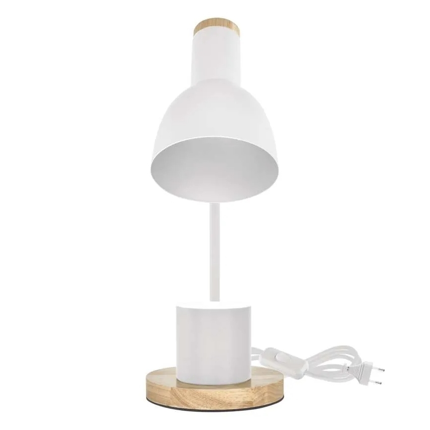 Stolná lampa POPPY 1xE27/25W/230V biela