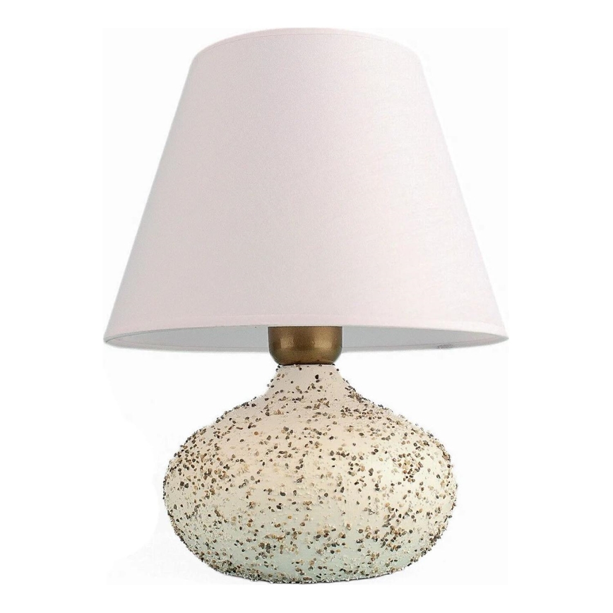 Stolná lampa RAMZES 1xE27/40W/230V biela