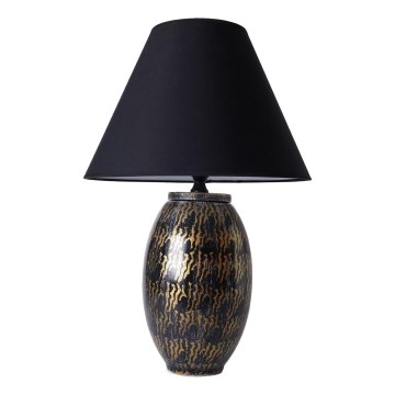 Stolná lampa RAMZES 1xE27/40W/230V čierna