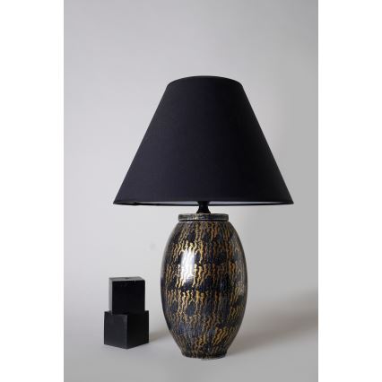 Stolná lampa RAMZES 1xE27/40W/230V čierna