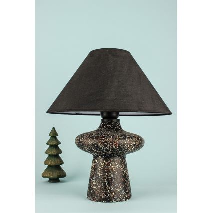 Stolná lampa RAMZES 1xE27/40W/230V čierna