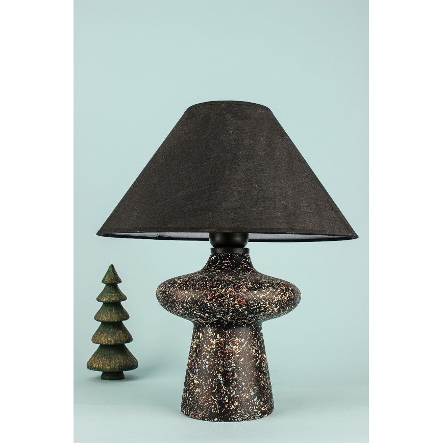 Stolná lampa RAMZES 1xE27/40W/230V čierna