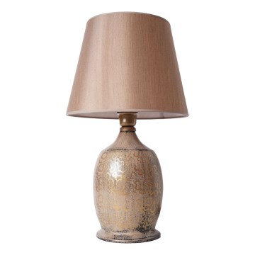 Stolná lampa RAMZES 1xE27/40W/230V hnedá