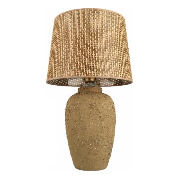 Stolná lampa RAMZES 1xE27/40W/230V hnedá