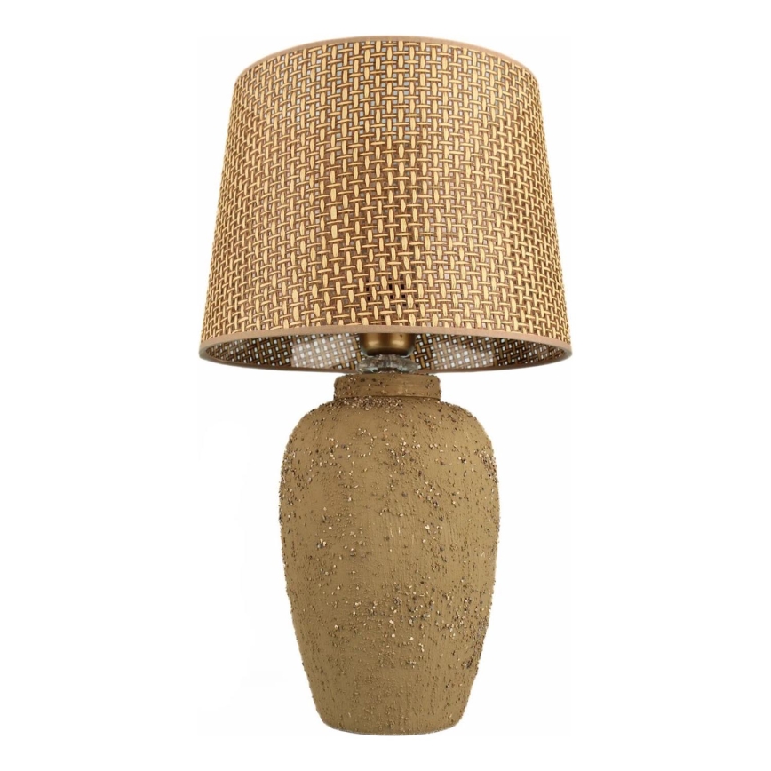Stolná lampa RAMZES 1xE27/40W/230V hnedá