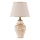 Stolná lampa RAMZES 1xE27/40W/230V krémová/zlatá
